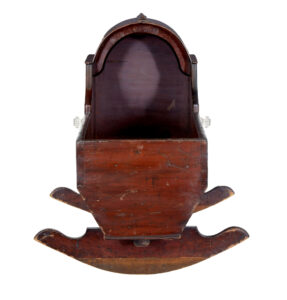 Victorian Painted Pine Canopy Top Cradle — thumbnail 6