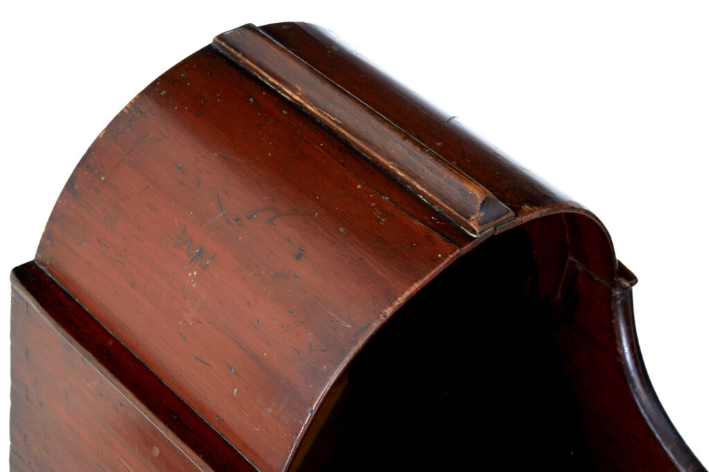 Victorian Painted Pine Canopy Top Cradle — image 2