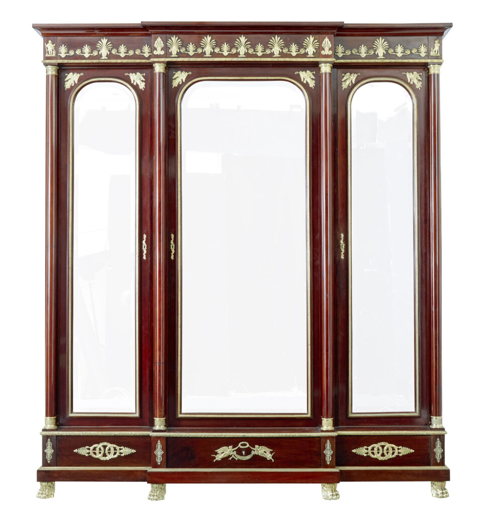 Impressive 19th Century French Empire Revival 5 Piece Bedroom Suite — image 21