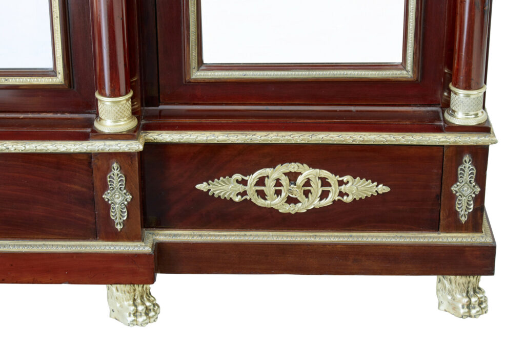 Impressive 19th Century French Empire Revival 5 Piece Bedroom Suite — image 19