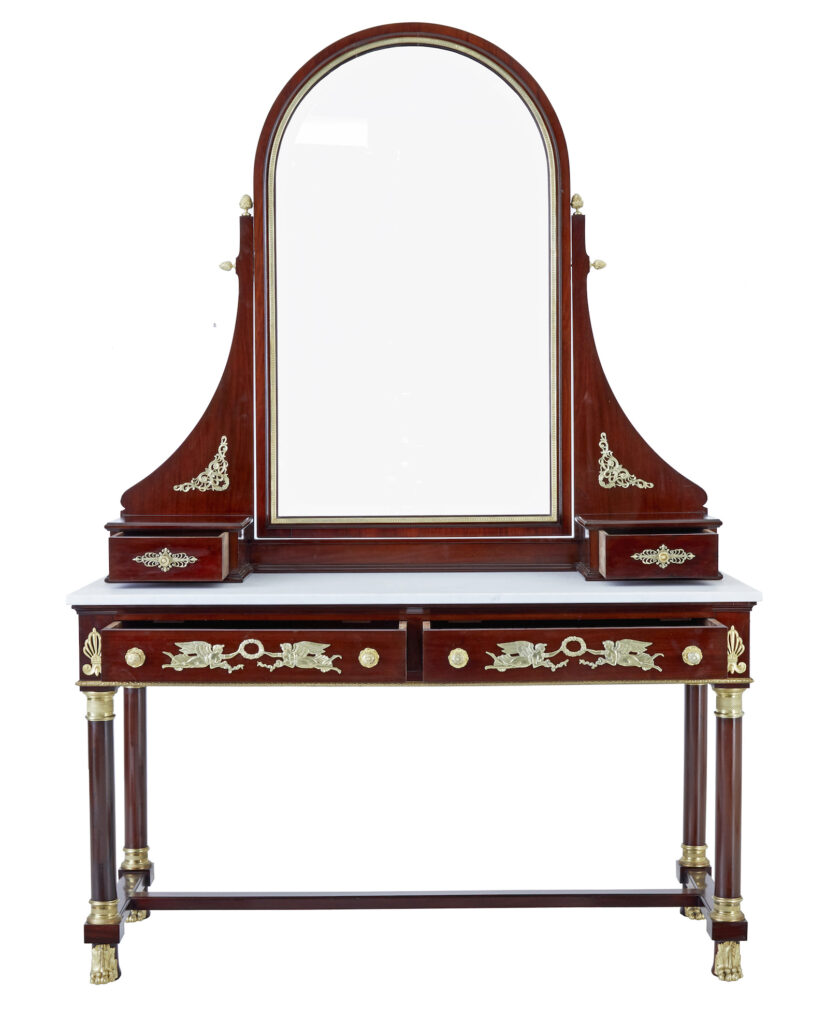 Impressive 19th Century French Empire Revival 5 Piece Bedroom Suite — image 15