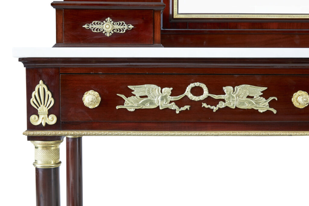 Impressive 19th Century French Empire Revival 5 Piece Bedroom Suite — image 10