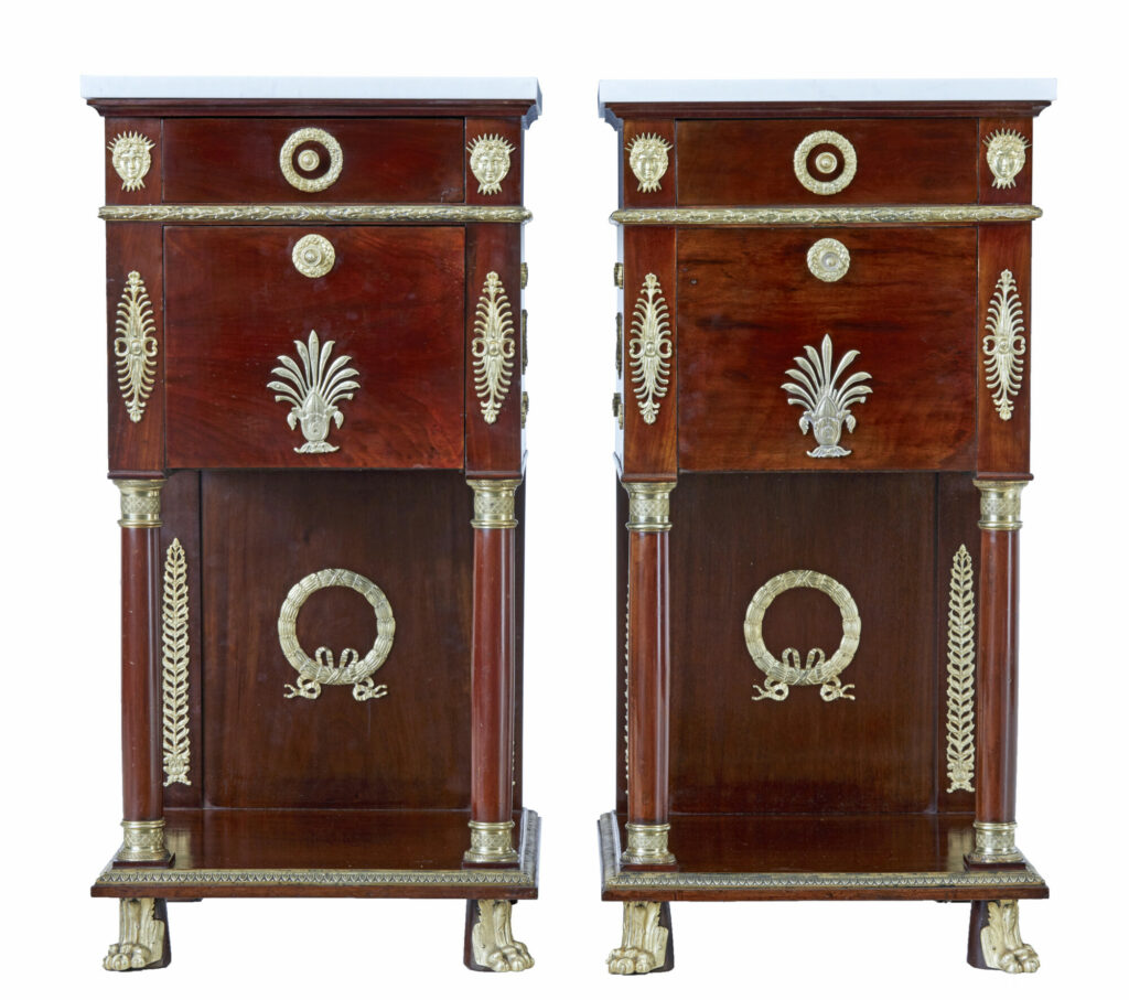 Impressive 19th Century French Empire Revival 5 Piece Bedroom Suite — image 9
