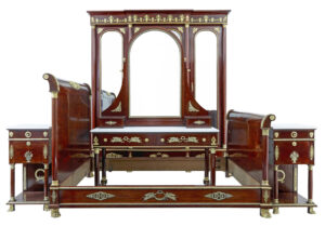 Impressive 19th Century French Empire Revival 5 Piece Bedroom Suite — thumbnail 2