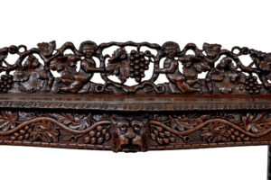 19th Century Profusely Carved Victorian Oak Buffet — thumbnail 2