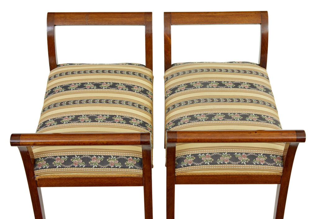 Early 20th Century 13 Piece Mahogany Salon Suite — image 11