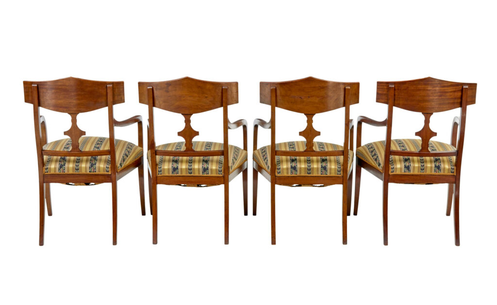 Early 20th Century 13 Piece Mahogany Salon Suite — image 6