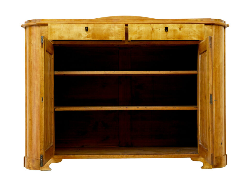 Swedish Mid 19th Century Birch Buffet Sideboard — image 10