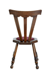 Early 20th Century Oak Arts and Crafts Childs Chair — thumbnail 3