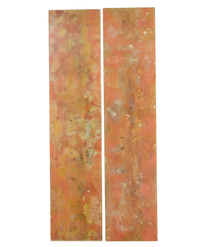 Pair of French 1950’s Abstract Acrylic Panels — image 4