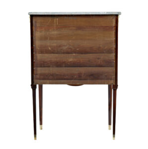 1930’s Kingwood Inlaid Swedish Marble Top Secretaire — thumbnail 3