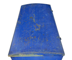 Mid 19th Century Painted Pine Dome Top Trunk — thumbnail 3