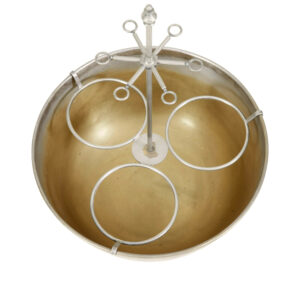 Early 20th Century Decorative Scandinavian Caviar Ice Server Set — thumbnail 3