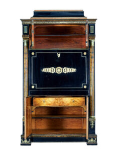 Early 19th Century Biedermeier Ebonised Birch Escritoire — thumbnail 22