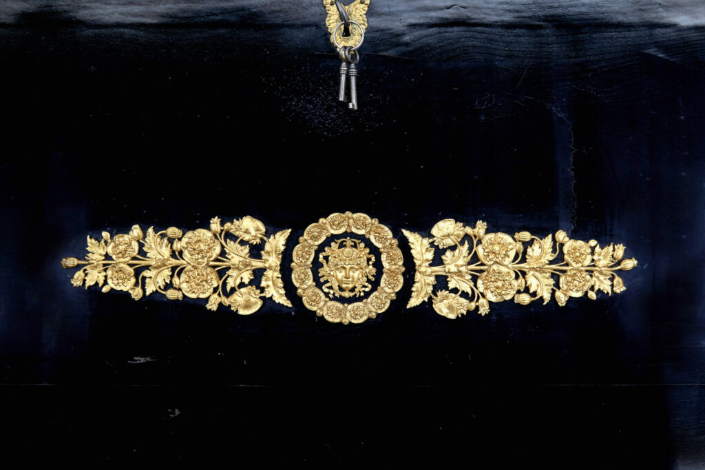 Early 19th Century Biedermeier Ebonised Birch Escritoire — image 17
