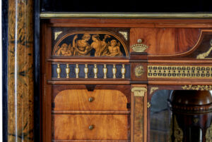 Early 19th Century Biedermeier Ebonised Birch Escritoire — thumbnail 13