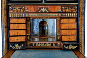 Early 19th Century Biedermeier Ebonised Birch Escritoire — thumbnail 10