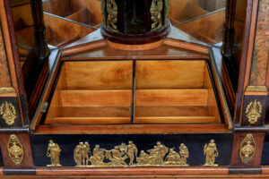 Early 19th Century Biedermeier Ebonised Birch Escritoire — thumbnail 8