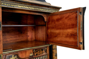 Early 19th Century Biedermeier Ebonised Birch Escritoire — thumbnail 5