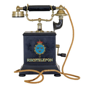 Early 20th Century Swedish Metal Telephone by Rikstelefon — thumbnail 7