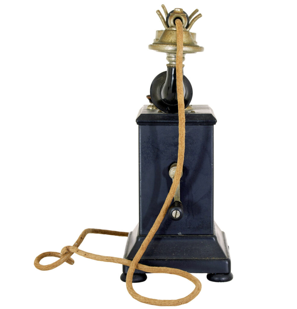Early 20th Century Swedish Metal Telephone by Rikstelefon — image 6