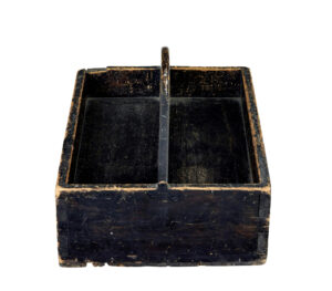 19th Century Scandinavian Rustic Pine Cutlery Box — thumbnail 5