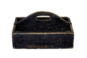 19th Century Scandinavian Rustic Pine Cutlery Box — thumbnail 4