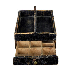 19th Century Scandinavian Rustic Pine Cutlery Box — thumbnail 3