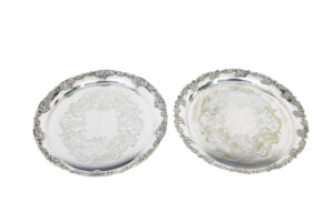Collection of 7 20th Century Silver Plate Trays — thumbnail 7