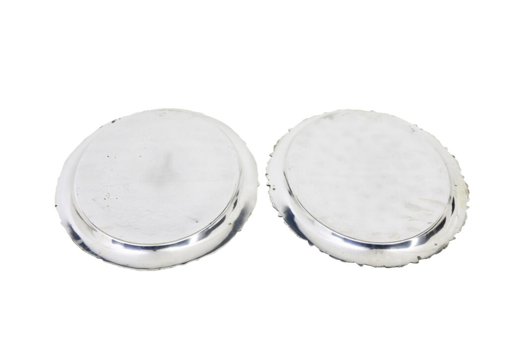 Collection of 7 20th Century Silver Plate Trays — image 6