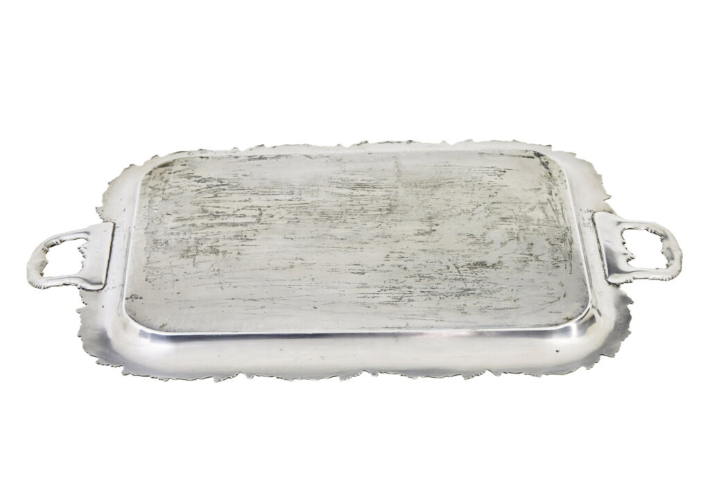 Collection of 7 20th Century Silver Plate Trays — image 2
