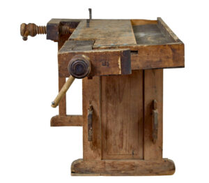 19th Century Scandinavian Trestle Pine Workbench — thumbnail 6