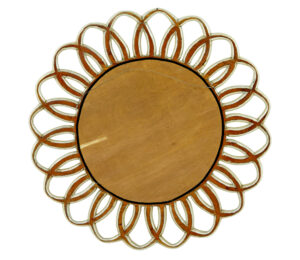 Silver Gilt Rococo Revival Wall Mirror — thumbnail 2