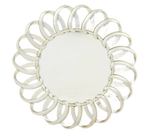 Silver Gilt Rococo Revival Wall Mirror — thumbnail 1