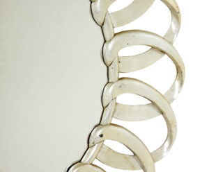 Silver Gilt Rococo Revival Wall Mirror — thumbnail 4
