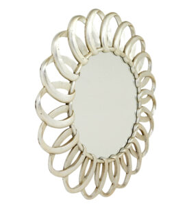 Silver Gilt Rococo Revival Wall Mirror — thumbnail 3