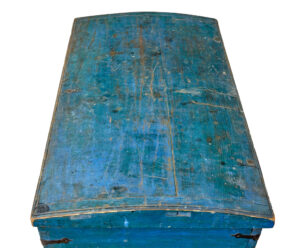 Early 19th Century Hand Painted Swedish Folk Art Coffer — thumbnail 10