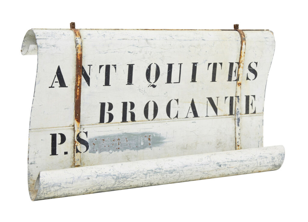 Early 20th Century French Antique Street Shop Sign