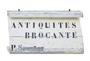Early 20th Century French Antique Street Shop Sign — thumbnail 5