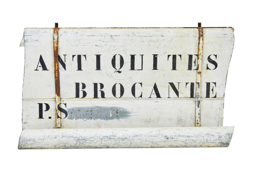 Early 20th Century French Antique Street Shop Sign — image 4