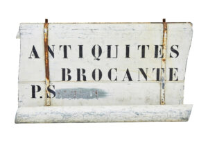 Early 20th Century French Antique Street Shop Sign — thumbnail 4