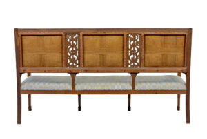 Early 20th Century 7 Piece Carved Walnut Empire Revival Suite — thumbnail 11
