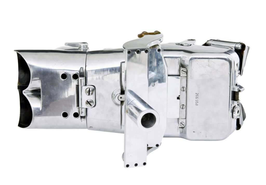 Pair of Ww2 Polished Steel German Rangefinder Flak Binoculars — image 10