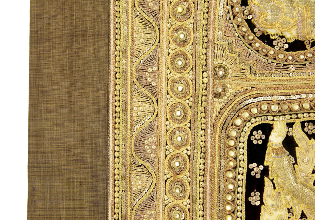 Stunning 20th Century Large Indian Needlework Wall Hanging — image 4