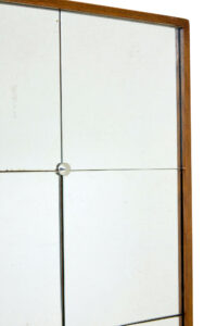Large Mid Century Scandinavian Panelled Wall Mirror — thumbnail 3