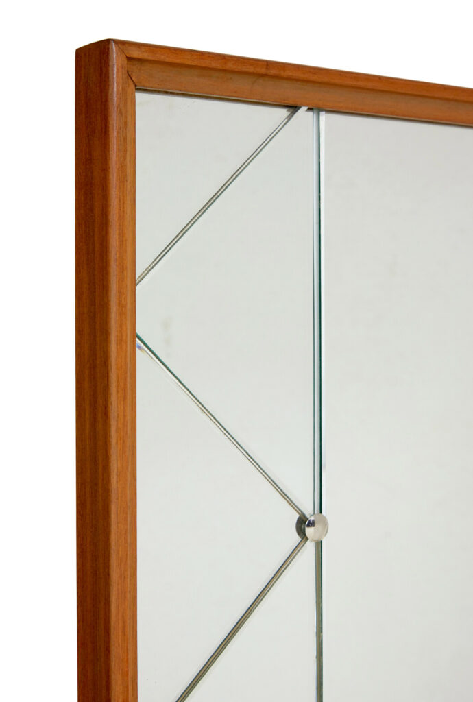 Mid Century Scandinavian Harlequin Mirror by Kristall Nässjö — image 3
