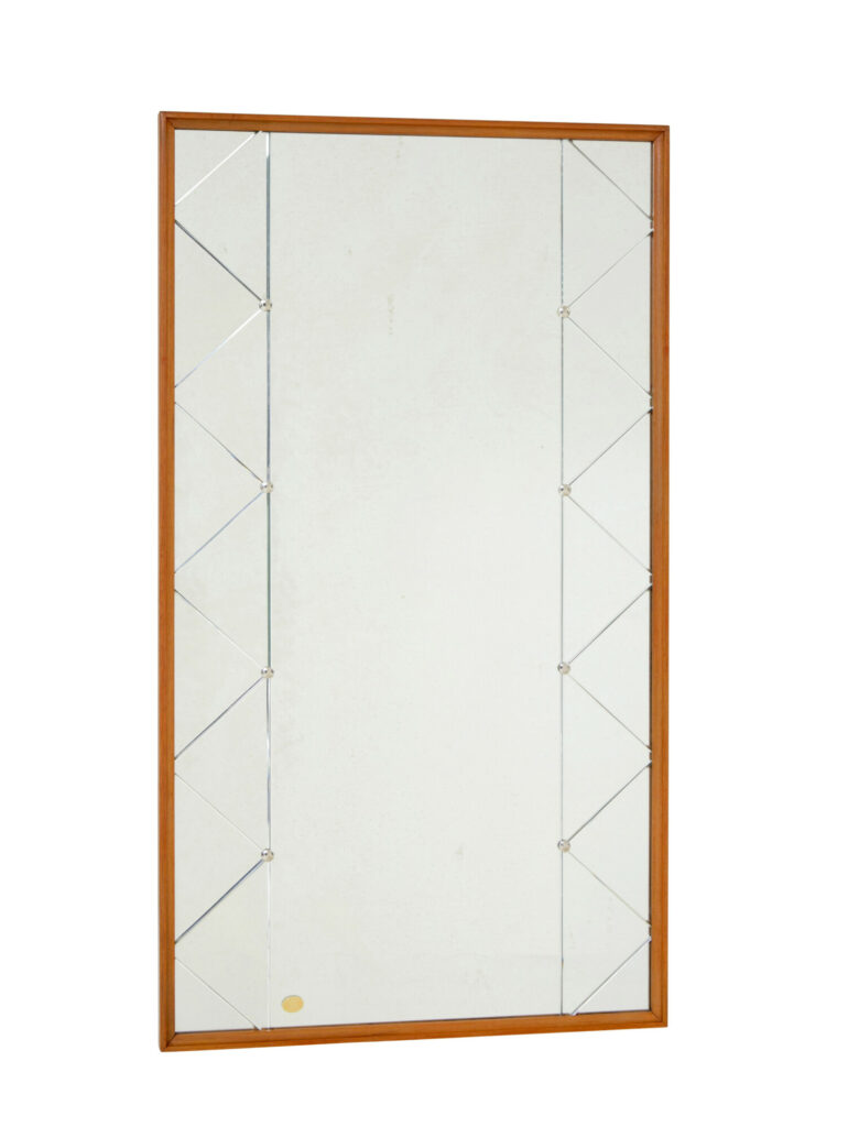 Mid Century Scandinavian Harlequin Mirror by Kristall Nässjö — image 6