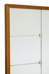 Large Scandinavian Mid Century Oak Framed Mirror — thumbnail 5