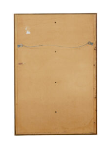 Large Scandinavian Mid Century Oak Framed Mirror — thumbnail 2