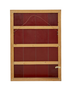 Mid Century Scandinavian Teak Segmented Wall Mirror — thumbnail 5
